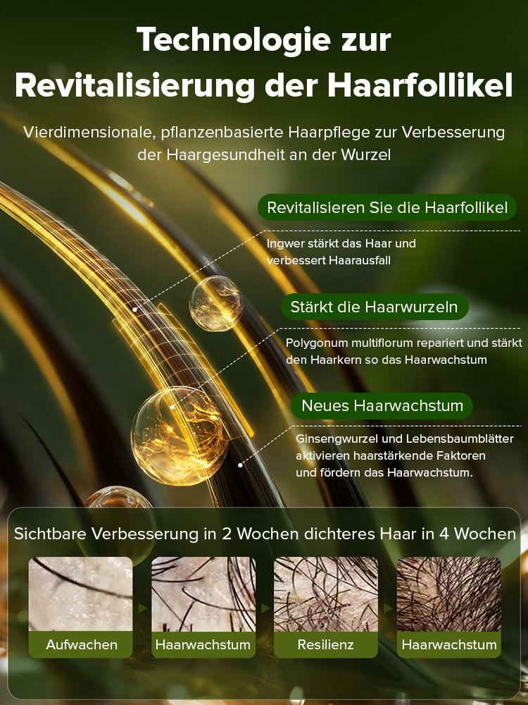 【7 Tage Haarwachstum】Bio-Rosmarin-Anti-Haarausfall-Shampoo