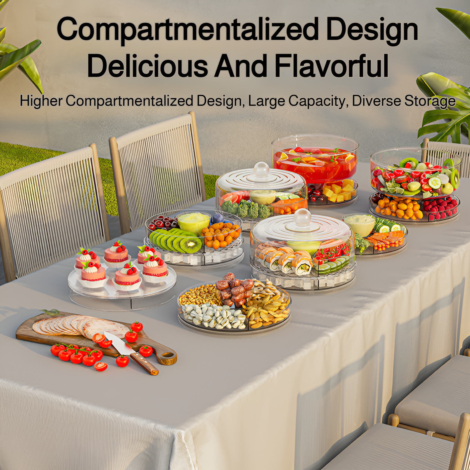 Food-grade storage box for outdoor picnics