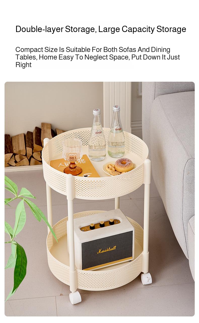 Stylish movable glass coffee table for luxury living rooms