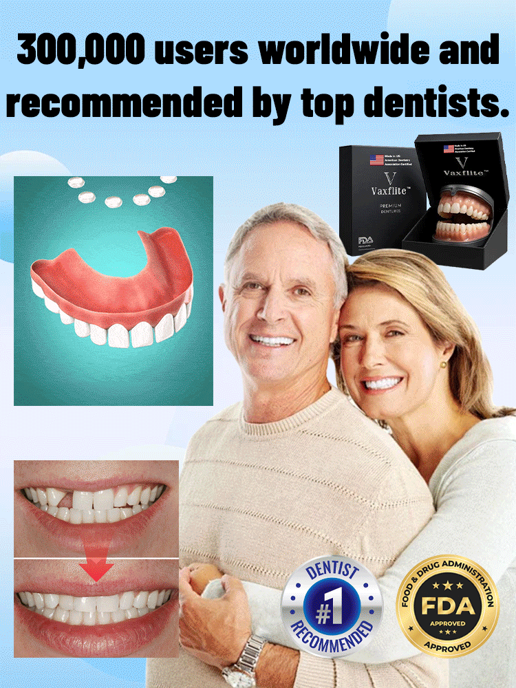 [Brighten Your Smile] High-End Custom-Made Dentures-Wear for life, no replacement needed!