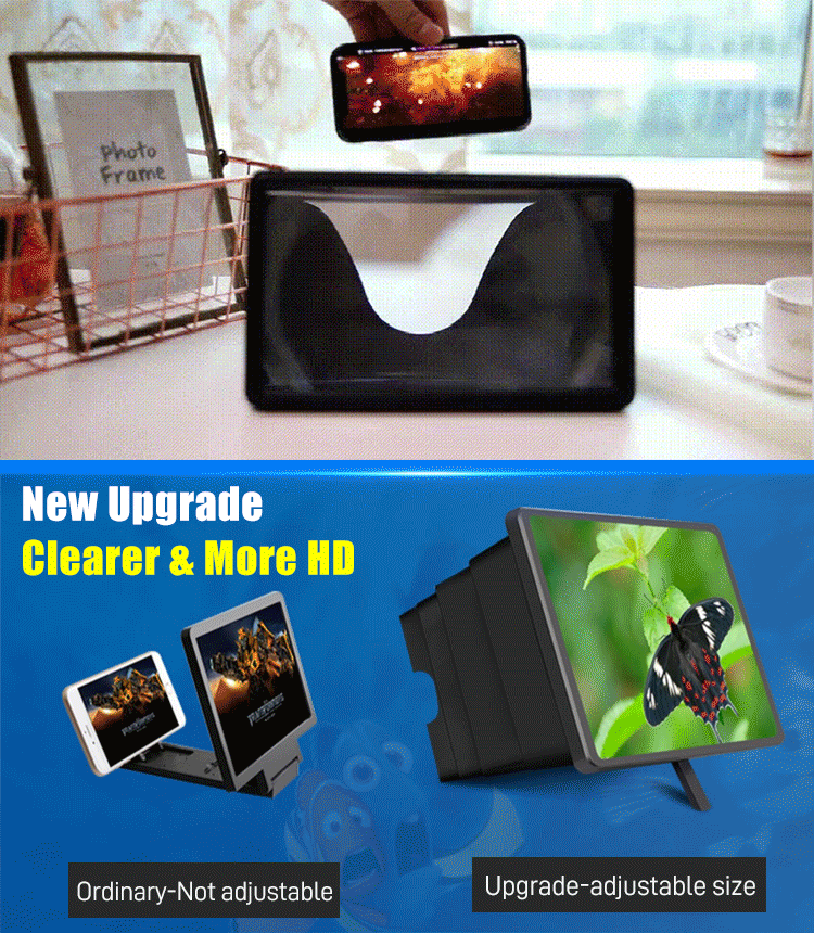 Mobile Phone Screen Magnifier，Suitable for the elderly, children and people who often look at their mobile phones
