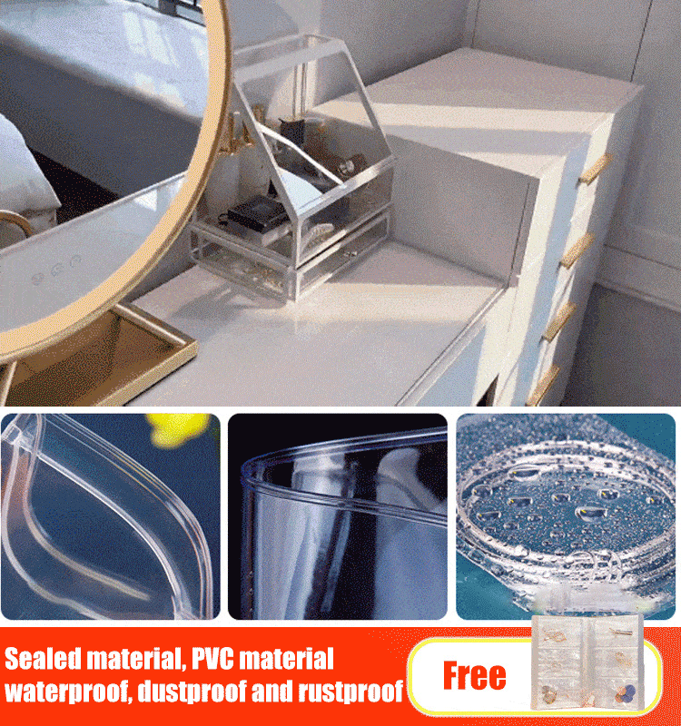 Highly transparent jewelry storage bag