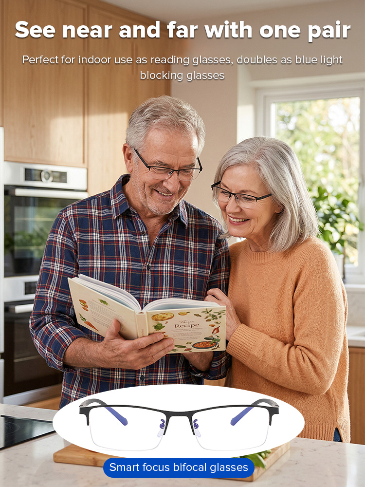 Crystal glass ultra-clear anti-fatigue reading glasses