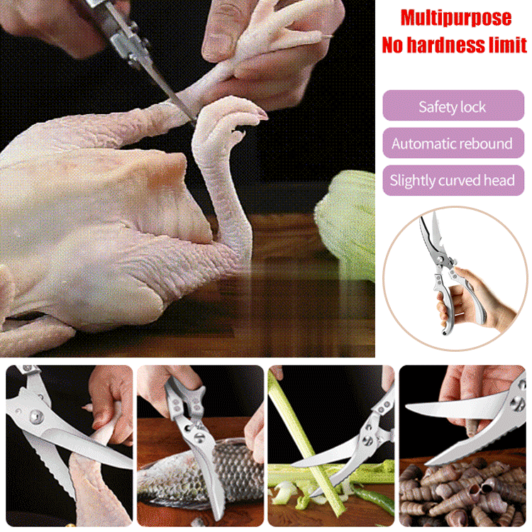 Stainless steel universal scissors